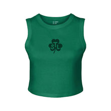Load image into Gallery viewer, STL Shamrock Mini Cropped Tank Top
