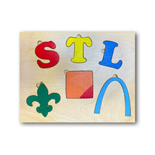 Load image into Gallery viewer, STL Wooden Puzzle
