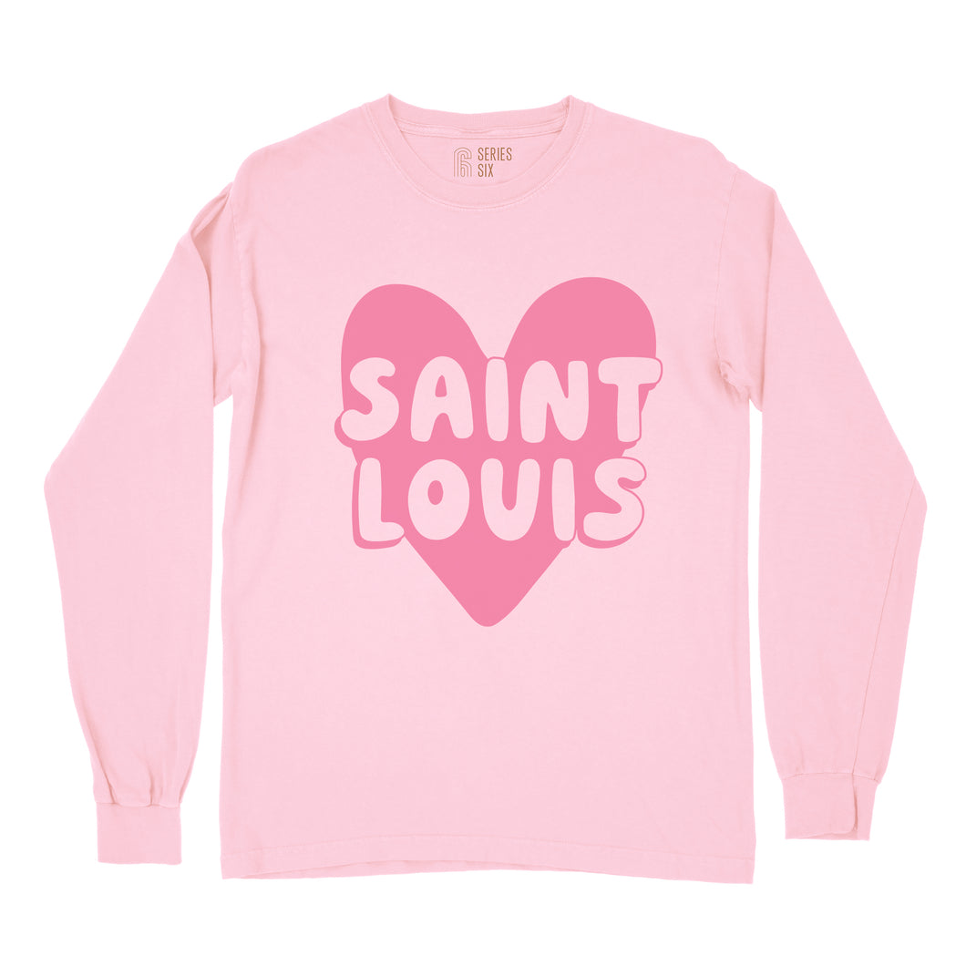 Saint Louis Heart Unisex Long Sleeve T-Shirt