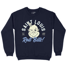 Load image into Gallery viewer, SLU Roll Bills Unisex Crewneck Sweatshirt - Navy
