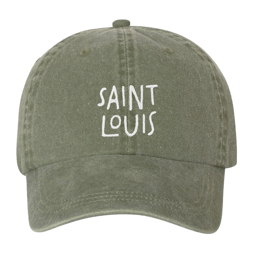 Saint Louis Unisex Hat - Olive Green