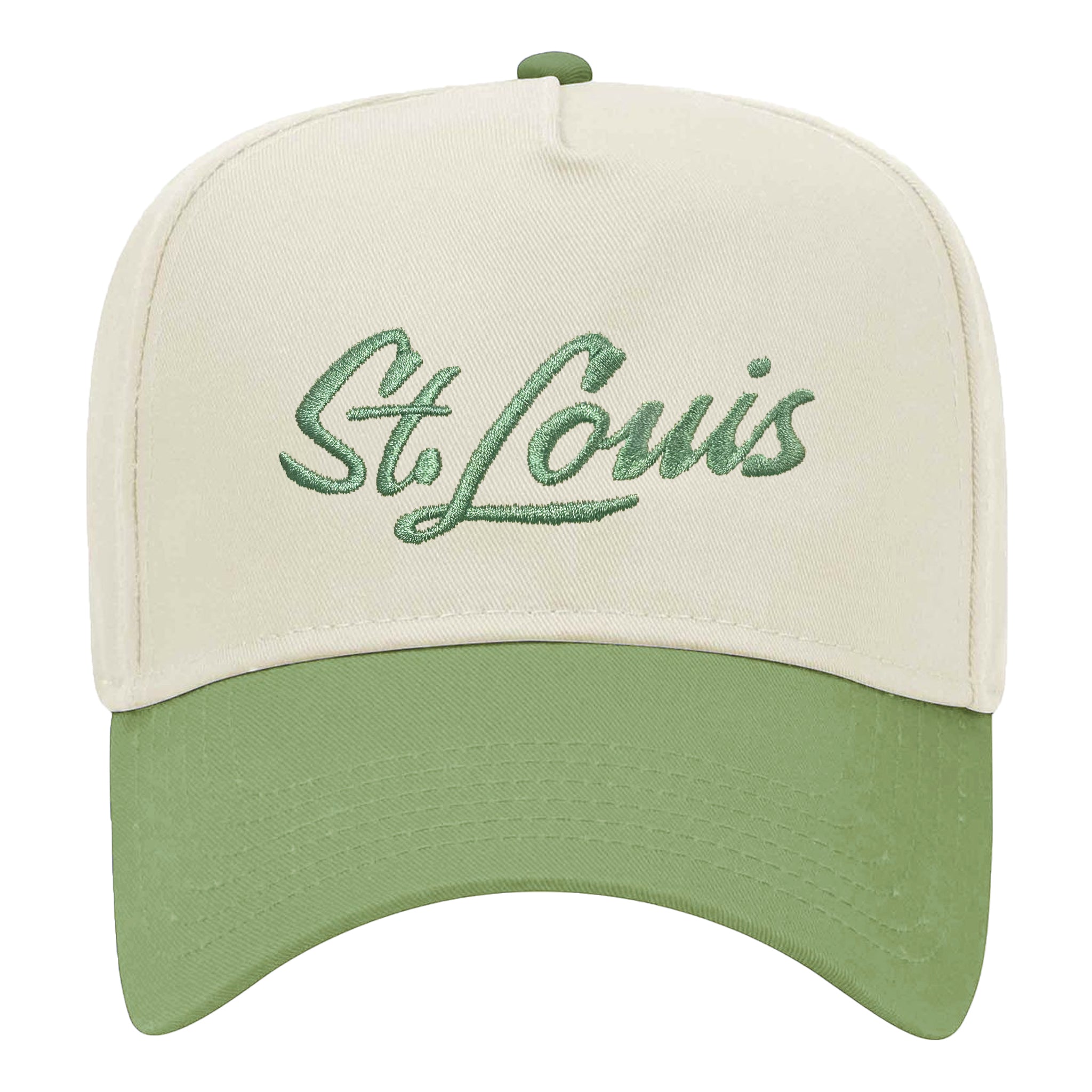 St. Louis Script Embroidered Structured Snapback Hat – Series Six