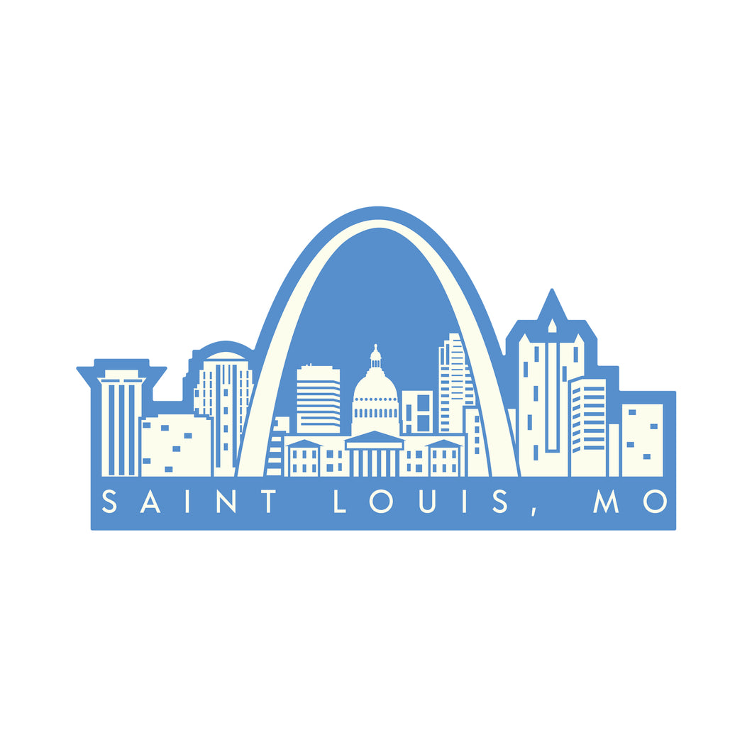 Saint Louis Skyline Sticker