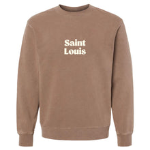Load image into Gallery viewer, Saint Louis Puff Crewneck Unisex Sweatshirt - Cocoa
