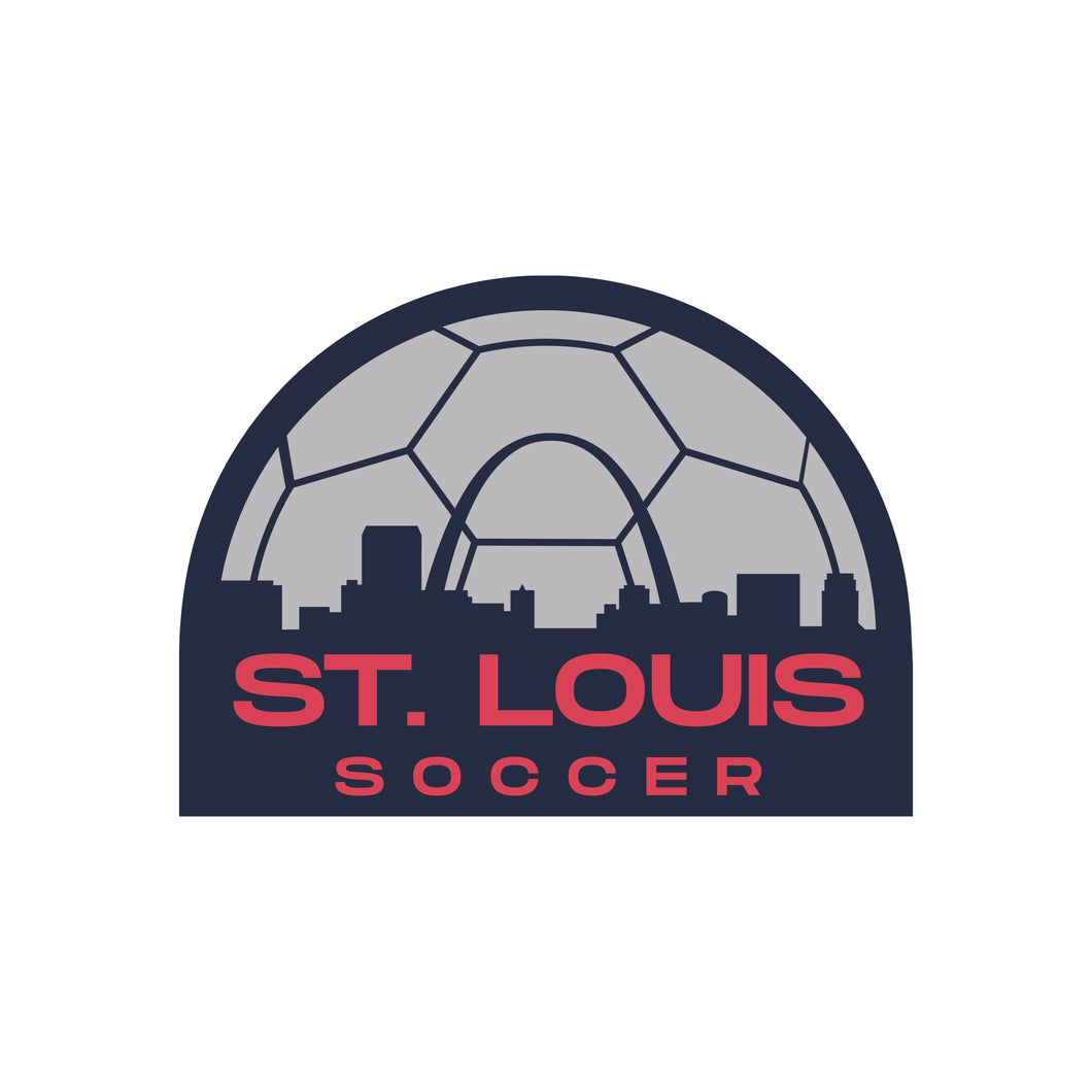 Soccer Skyline Sticker