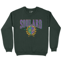 Load image into Gallery viewer, Soulard Collegiate Mardi Gras Crewneck Unisex Sweatshirt
