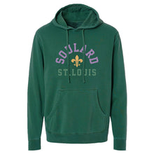 Load image into Gallery viewer, Soulard St. Louis Fleur De Lis Mardi Gras Unisex Hoodie - Green
