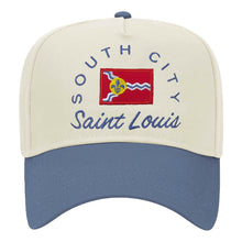 Load image into Gallery viewer, South City Flag Embroidered Structured Snapback Hat
