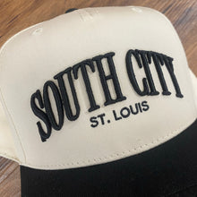 Load image into Gallery viewer, South City St. Louis Puff Embroidered Structured Snapback Hat
