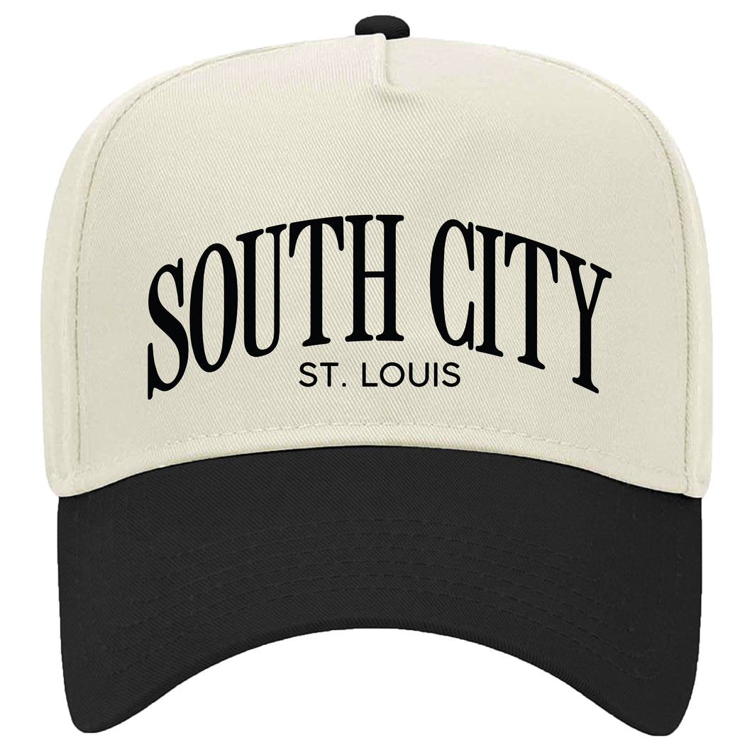 South City St. Louis Puff Embroidered Structured Snapback Hat