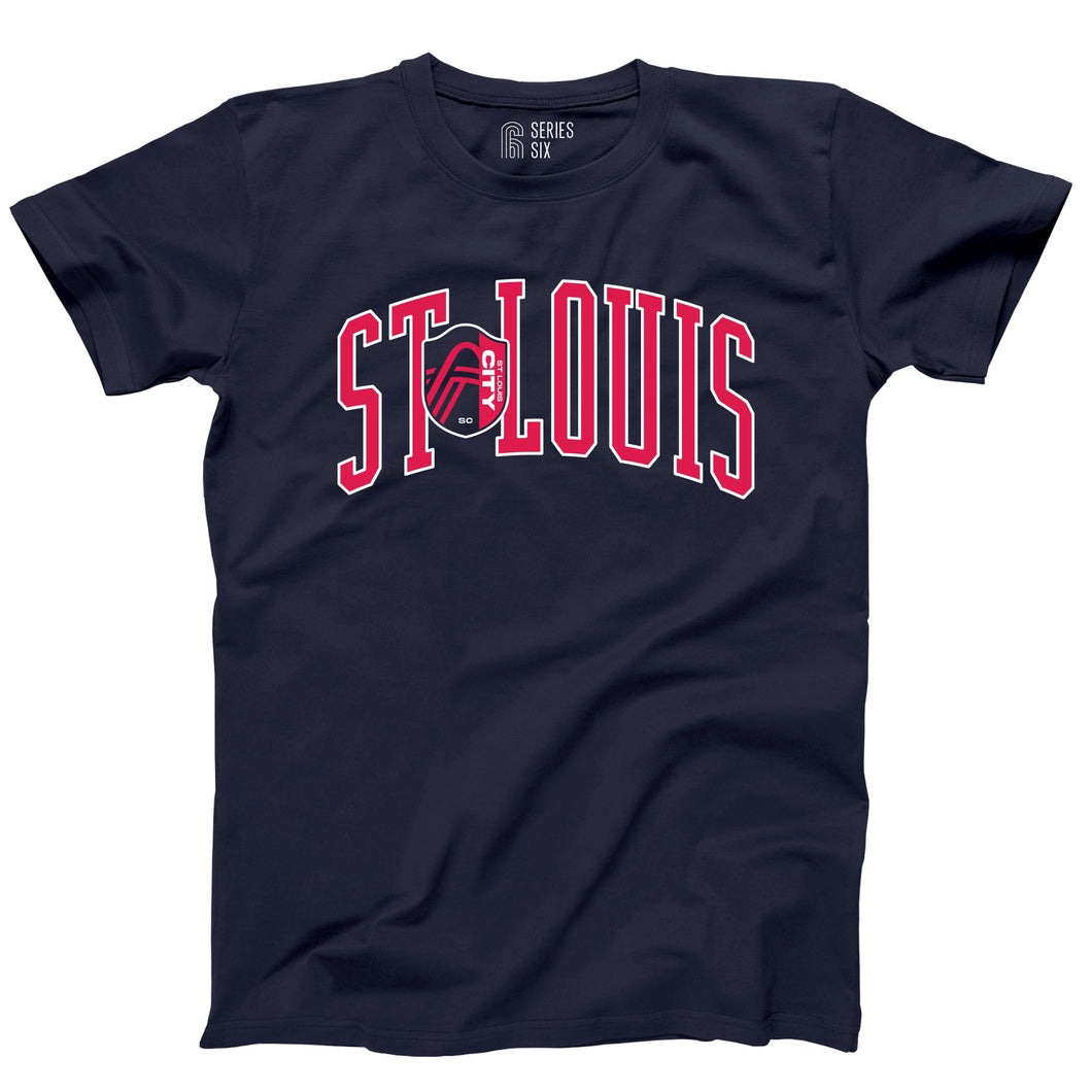 St. Louis CITY SC Bold Crest Unisex Short Sleeve T-Shirt