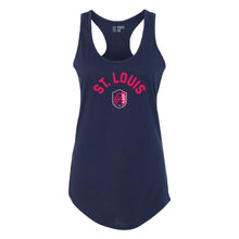 Load image into Gallery viewer, St. Louis CITY SC Classic Crest Ladies Racerback Tank Top
