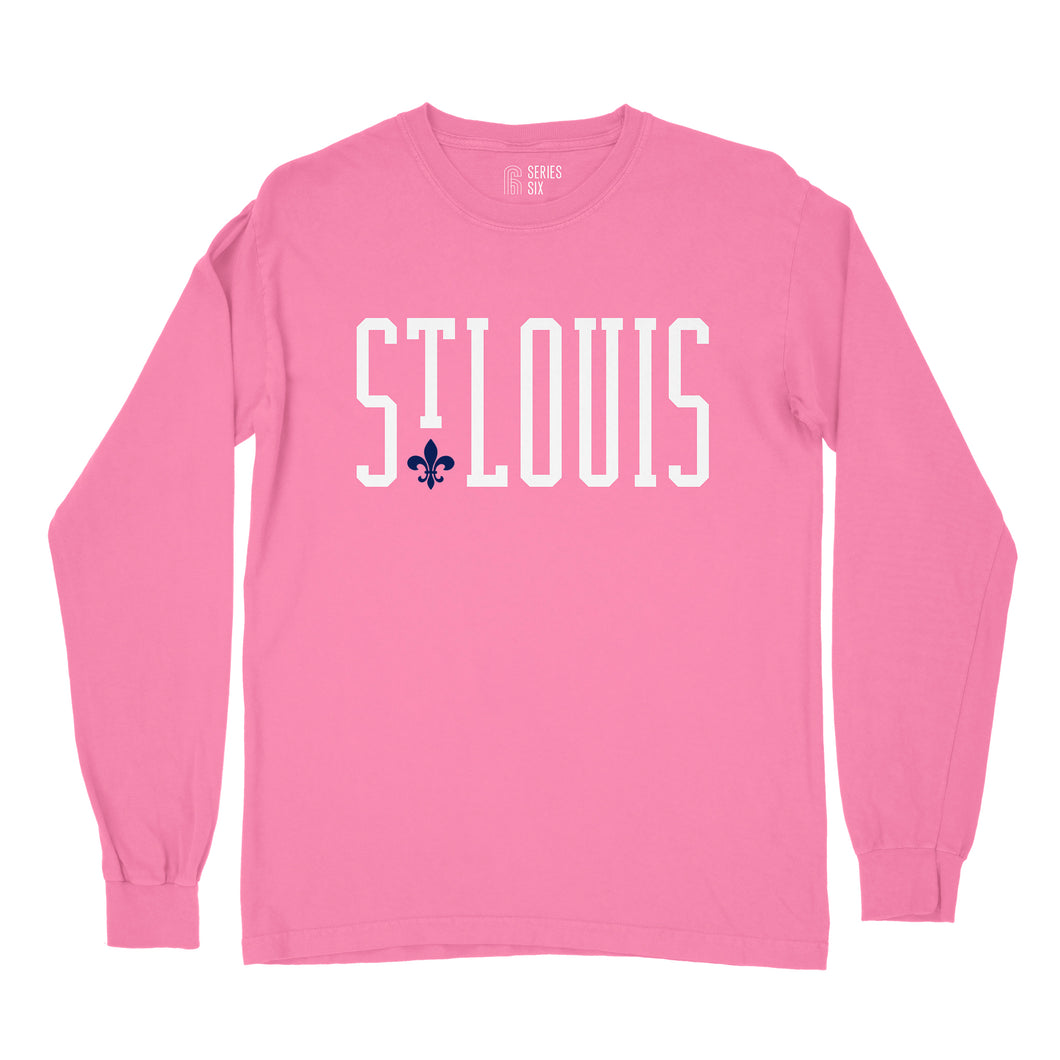 St. Louis Fleur de Lis Long Sleeve Unisex T-Shirt