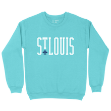 Load image into Gallery viewer, St. Louis Fleur de Lis Crewneck Unisex Sweatshirt
