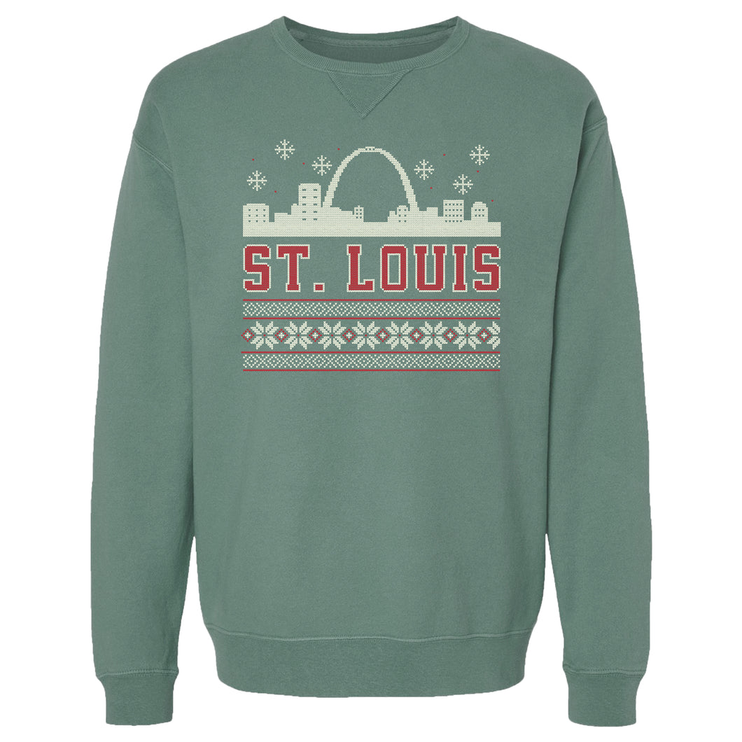 St. Louis Sweater Style Unisex Crewneck Sweatshirt