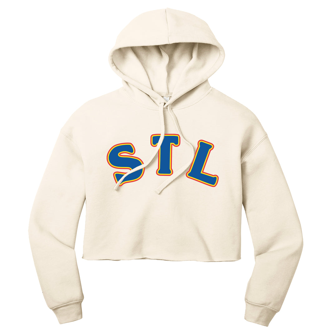 STL Throwback Hooded Cropped Sweatshirt