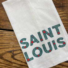 Load image into Gallery viewer, Saint Louis Winter Floral Tea Towel

