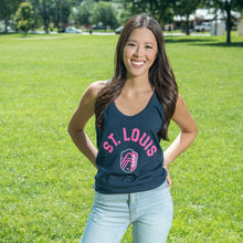 Load image into Gallery viewer, St. Louis CITY SC Classic Crest Ladies Racerback Tank Top
