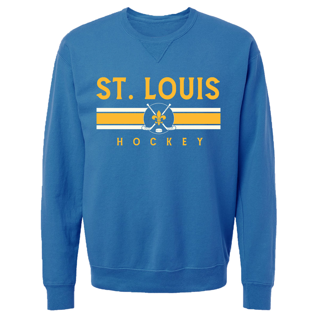 Vintage Hockey Sticks Unisex Crewneck Sweatshirt