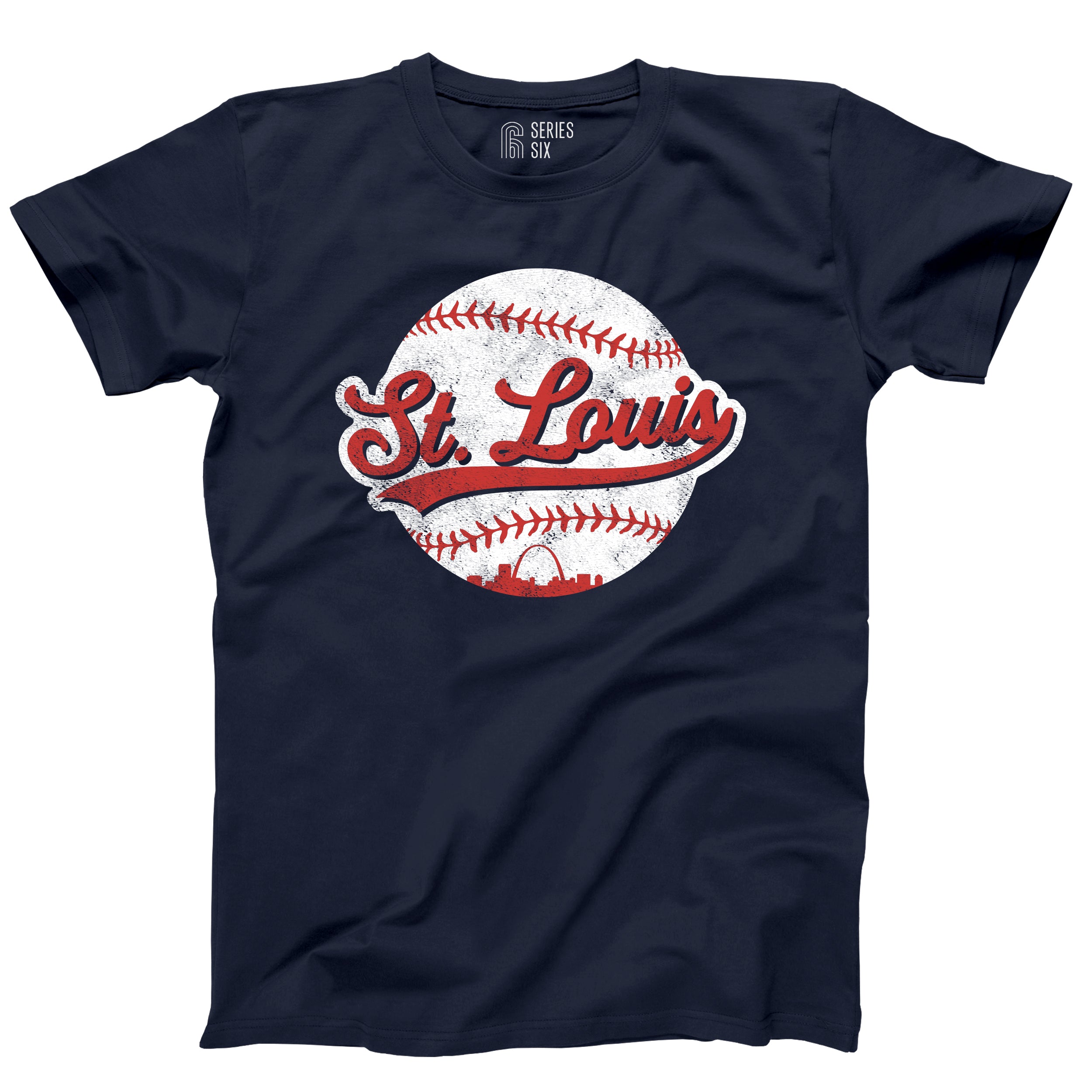 Vintage St. Louis Baseball Script Unisex Short Sleeve T-Shirt – Series Six