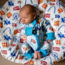 Load image into Gallery viewer, St. Louis Icons Baby Onesie Sleeper
