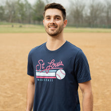 Load image into Gallery viewer, St. Louis Baseball Script Unisex Short Sleeve T-Shirt

