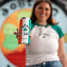 Load image into Gallery viewer, Dogtown Flag St. Patrick&#39;s Day Skinny Can Hugger
