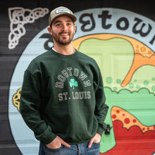 Load image into Gallery viewer, Dogtown St. Louis St. Patrick&#39;s Day Unisex Crewneck Sweatshirt - Forest
