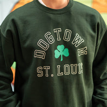 Load image into Gallery viewer, Dogtown St. Louis St. Patrick&#39;s Day Unisex Crewneck Sweatshirt - Forest
