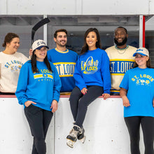 Load image into Gallery viewer, St. Louis Hockey Skyline Unisex Crewneck Sweatshirt
