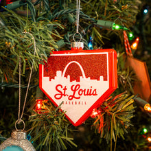 Load image into Gallery viewer, Home Plate Glass Ornament
