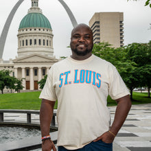 Load image into Gallery viewer, St. Louis Puff Unisex Short Sleeve T-Shirt - Ivory
