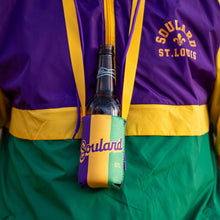 Load image into Gallery viewer, Soulard Mardi Gras Lanyard Can Hugger
