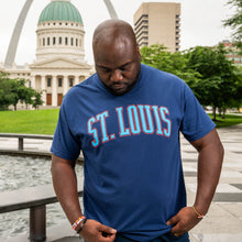 Load image into Gallery viewer, St. Louis Puff Unisex Short Sleeve T-Shirt - Navy
