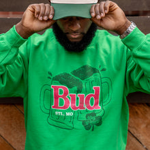 Load image into Gallery viewer, Budweiser St. Patrick's Day Unisex Crewneck Sweatshirt
