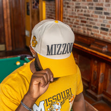 Load image into Gallery viewer, Mizzou Puff Embroidered Structured Snapback Hat
