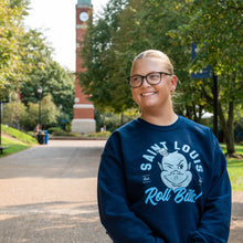 Load image into Gallery viewer, SLU Roll Bills Unisex Crewneck Sweatshirt - Navy
