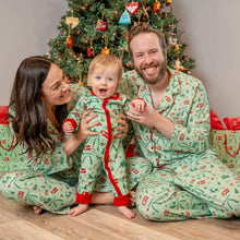 Load image into Gallery viewer, St. Louis Holiday Icons Baby Onesie Sleeper
