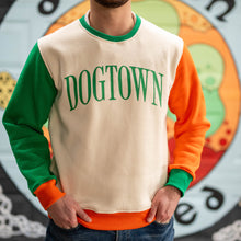 Load image into Gallery viewer, Dogtown Color Block Crewneck Unisex Sweatshirt - Ivory
