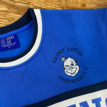 Load image into Gallery viewer, SLU Billikens Color Block Crewneck Unisex Sweatshirt - Royal
