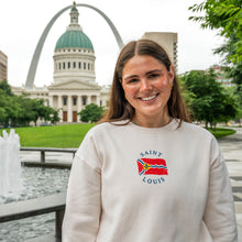Load image into Gallery viewer, St. Louis Wavy Flag Unisex Sweatshirt
