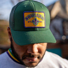 Load image into Gallery viewer, Soulard Patch Mardi Gras Snapback Trucker Hat - Green
