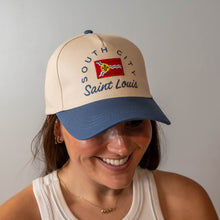 Load image into Gallery viewer, South City Flag Embroidered Structured Snapback Hat
