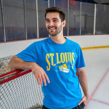 Load image into Gallery viewer, St. Louis Hockey Stick Unisex Short Sleeve T-Shirt
