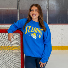 Load image into Gallery viewer, St. Louis Hockey Stick Unisex Crewneck Sweatshirt
