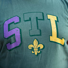 Load image into Gallery viewer, STL Fleur De Lis Mardi Gras Unisex Long Sleeve T-Shirt
