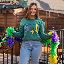 Load image into Gallery viewer, STL Fleur De Lis Mardi Gras Unisex Long Sleeve T-Shirt
