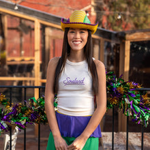 Load image into Gallery viewer, Soulard Script Cropped Tank Top
