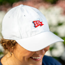 Load image into Gallery viewer, STL Pennant Unisex Hat - White
