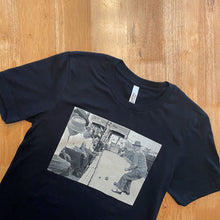 Load image into Gallery viewer, The Hill Bocce Photo Unisex Short Sleeve Shirt - Black
